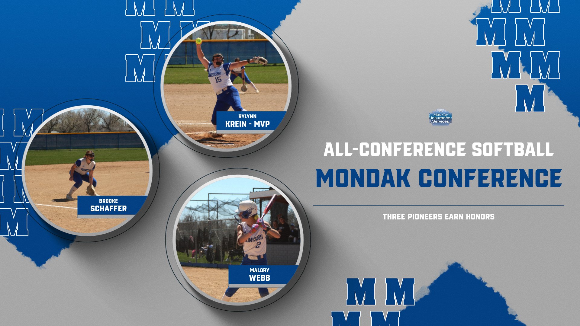 Krein Named MonDak Conference MVP; Schaffer and Webb Earn All-Conference Honors