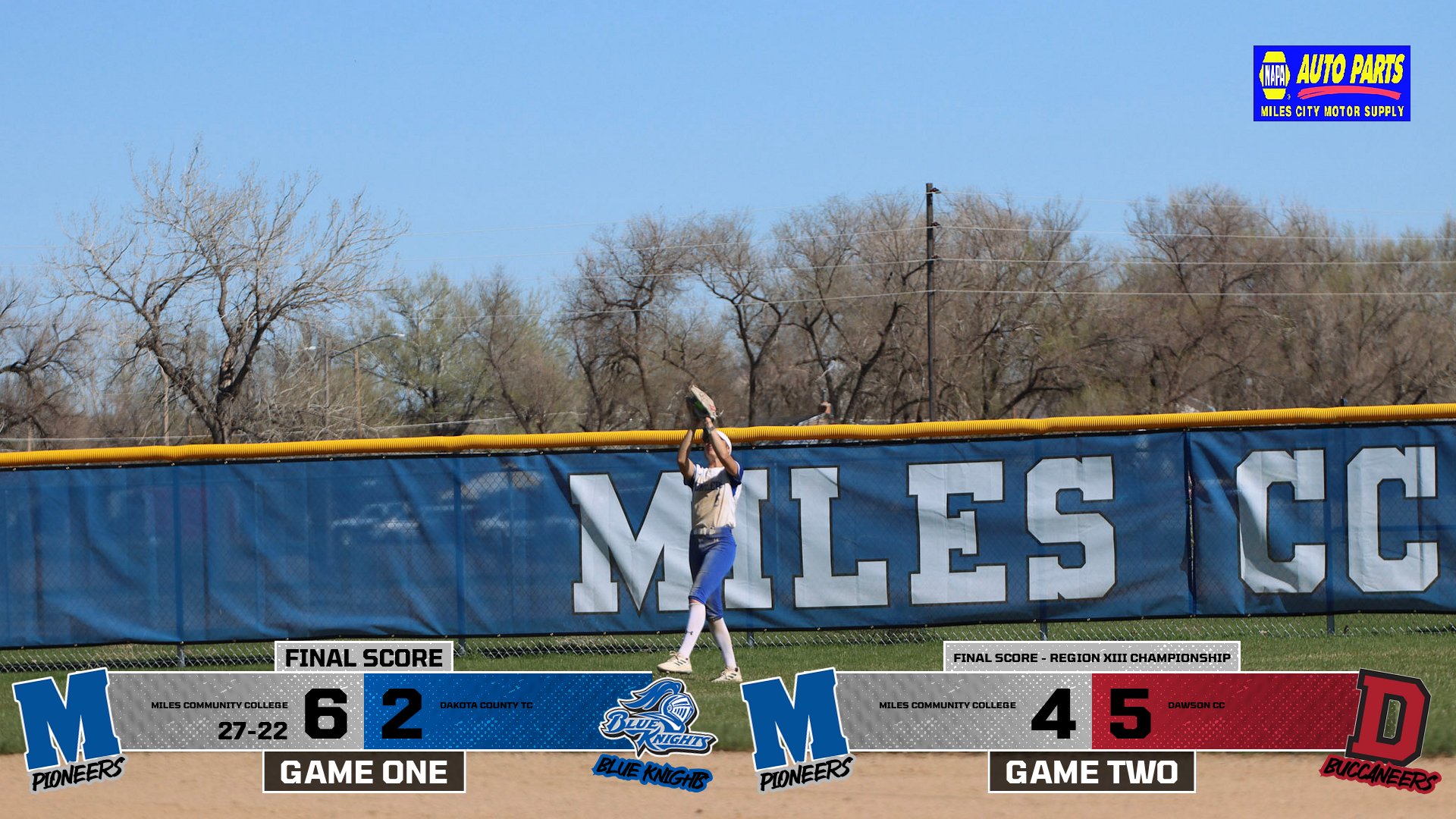 Pioneers Move to Championship Round; Fall to Dawson on 7th Inning Walk Off
